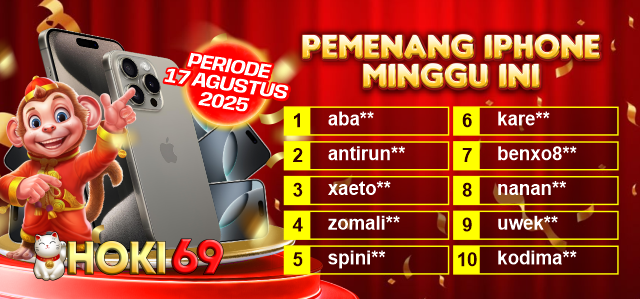 PEMENANG IPHONE MINGGU 17 AGUSTUS 2025